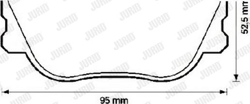 Jurid 571415J - Bremsbelagsatz, Scheibenbremse alexcarstop-ersatzteile.com