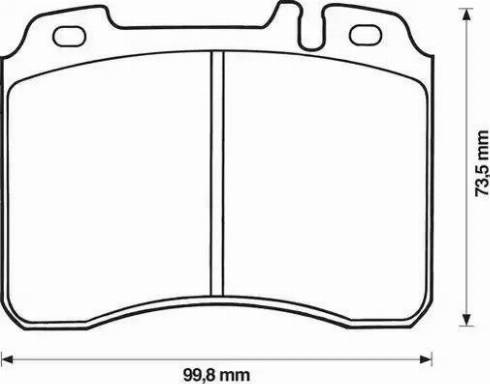 Jurid 571413J-AS - Bremsbelagsatz, Scheibenbremse alexcarstop-ersatzteile.com