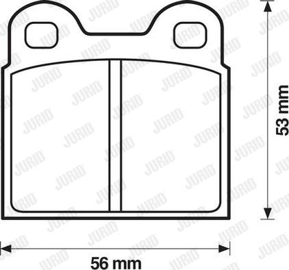 Jurid 571429J - Bremsbelagsatz, Scheibenbremse alexcarstop-ersatzteile.com