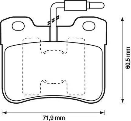 Jurid 571473J-AS - Bremsbelagsatz, Scheibenbremse alexcarstop-ersatzteile.com