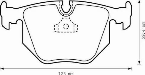 Jurid 571545J-AS - Bremsbelagsatz, Scheibenbremse alexcarstop-ersatzteile.com