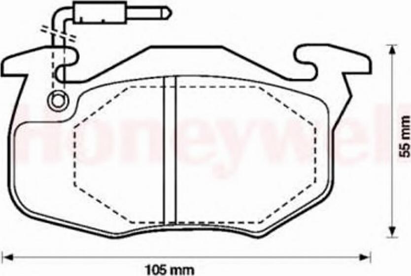 Jurid 571525JAS - Bremsbelagsatz, Scheibenbremse alexcarstop-ersatzteile.com