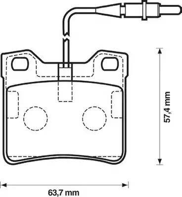 Jurid 571845J-AS - Bremsbelagsatz, Scheibenbremse alexcarstop-ersatzteile.com