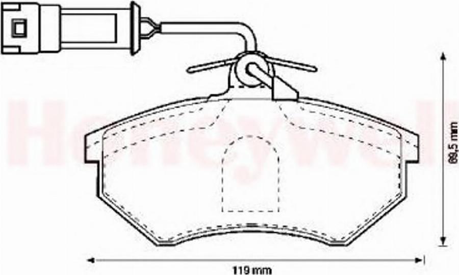 Jurid 571356J-AS - Bremsbelagsatz, Scheibenbremse alexcarstop-ersatzteile.com