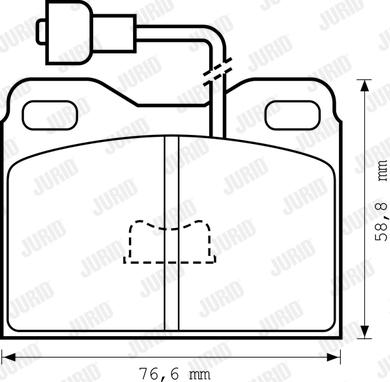 Jurid 571248J - Bremsbelagsatz, Scheibenbremse alexcarstop-ersatzteile.com