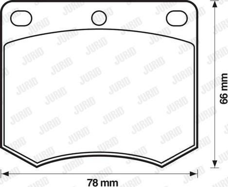 Jurid 571247D - Bremsbelagsatz, Scheibenbremse alexcarstop-ersatzteile.com