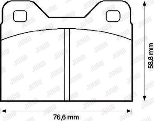 Jurid 571222J - Bremsbelagsatz, Scheibenbremse alexcarstop-ersatzteile.com