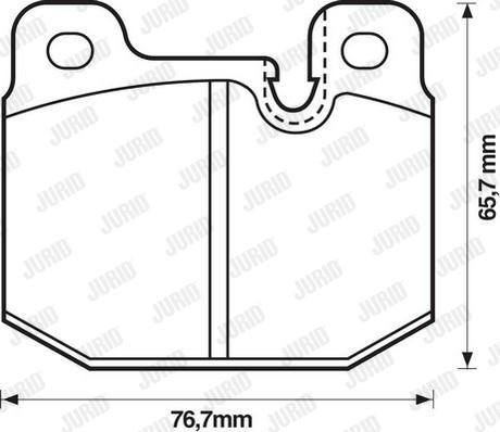 Jurid 571271D - Bremsbelagsatz, Scheibenbremse alexcarstop-ersatzteile.com