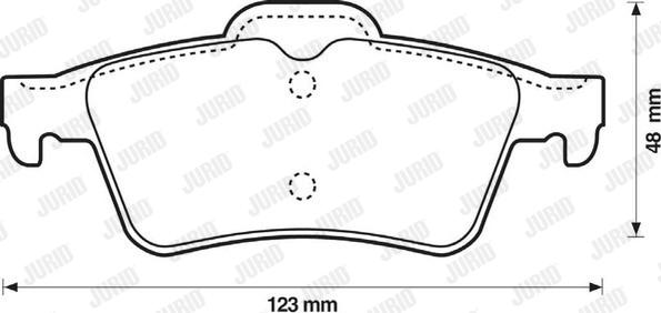 Jurid 573018J - Bremsbelagsatz, Scheibenbremse alexcarstop-ersatzteile.com