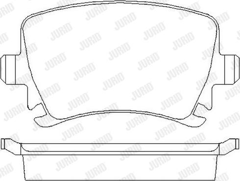 Jurid 573158J - Bremsbelagsatz, Scheibenbremse alexcarstop-ersatzteile.com