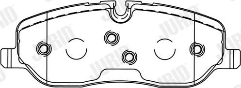 Jurid 572521J - Bremsbelagsatz, Scheibenbremse alexcarstop-ersatzteile.com