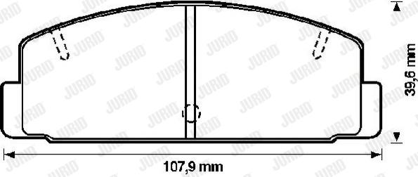 Jurid 572193J - Bremsbelagsatz, Scheibenbremse alexcarstop-ersatzteile.com