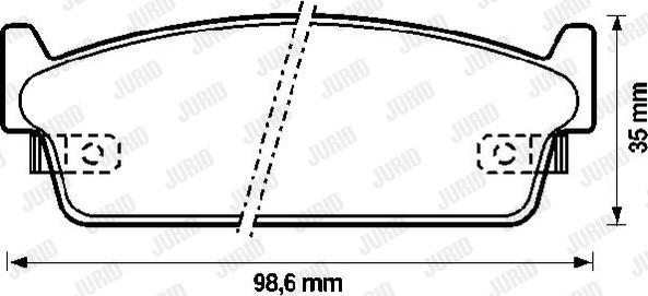 Jurid 572153J - Bremsbelagsatz, Scheibenbremse alexcarstop-ersatzteile.com