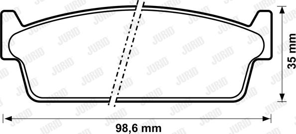 Jurid 572152J - Bremsbelagsatz, Scheibenbremse alexcarstop-ersatzteile.com