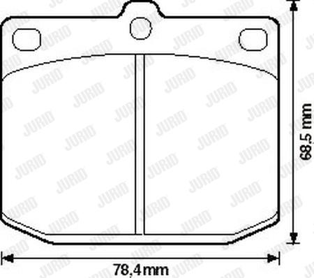 Jurid 572115J - Bremsbelagsatz, Scheibenbremse alexcarstop-ersatzteile.com