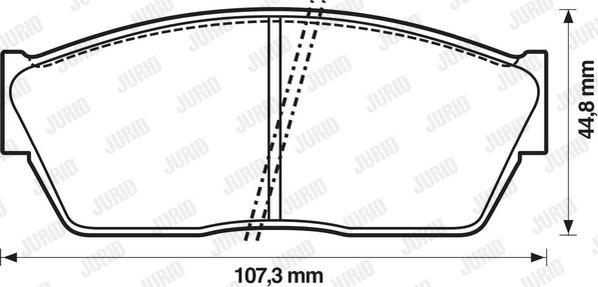 Jurid 572180J - Bremsbelagsatz, Scheibenbremse alexcarstop-ersatzteile.com