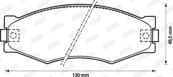 Jurid 572313J - Bremsbelagsatz, Scheibenbremse alexcarstop-ersatzteile.com