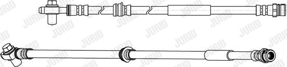 Jurid 173290J - Bremsschlauch alexcarstop-ersatzteile.com