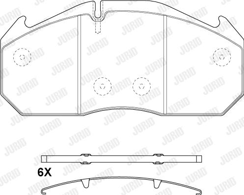 Jurid 2905305390 - Bremsbelagsatz, Scheibenbremse alexcarstop-ersatzteile.com