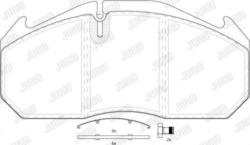 Jurid 2903005390 - Bremsbelagsatz, Scheibenbremse alexcarstop-ersatzteile.com