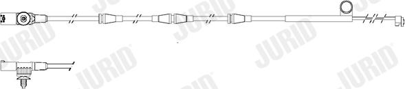Jurid FWI297 - Warnkontakt, Bremsbelagverschleiß alexcarstop-ersatzteile.com