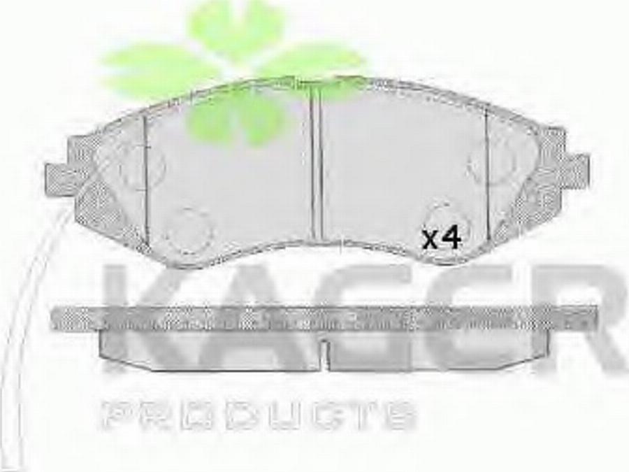 Kager 35-0147 - Bremsbelagsatz, Scheibenbremse alexcarstop-ersatzteile.com