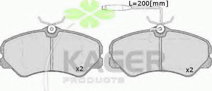 Kager 35-0226 - Bremsbelagsatz, Scheibenbremse alexcarstop-ersatzteile.com