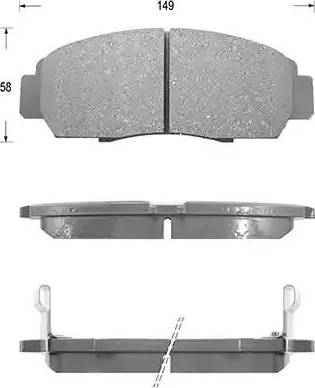 Kaishin FK5177 - Bremsbelagsatz, Scheibenbremse alexcarstop-ersatzteile.com