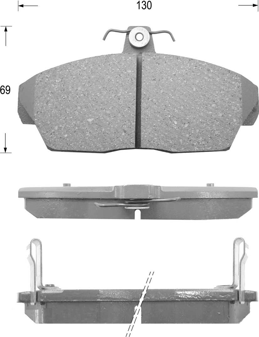 Kaishin FK5103 - Bremsbelagsatz, Scheibenbremse alexcarstop-ersatzteile.com