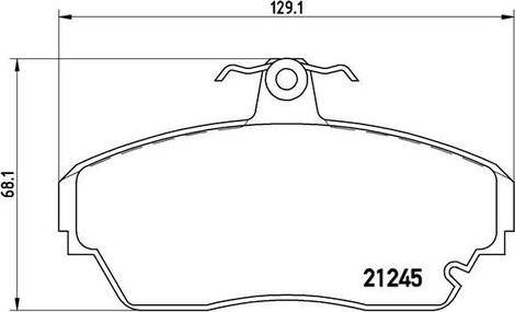 Kaishin FK11386 - Bremsbelagsatz, Scheibenbremse alexcarstop-ersatzteile.com