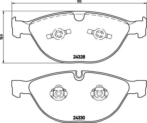 BENDIX 573150B - Bremsbelagsatz, Scheibenbremse alexcarstop-ersatzteile.com