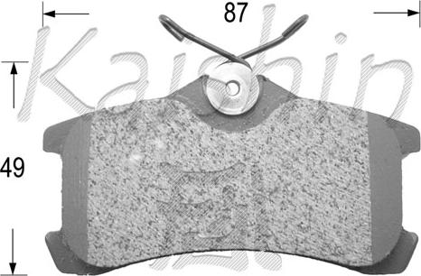 Kaishin FK2220 - Bremsbelagsatz, Scheibenbremse alexcarstop-ersatzteile.com