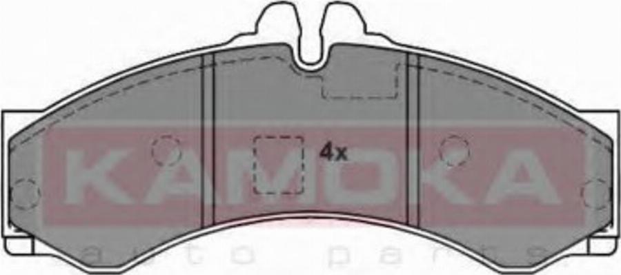 Kamoka 1012086 - Bremsbelagsatz, Scheibenbremse alexcarstop-ersatzteile.com