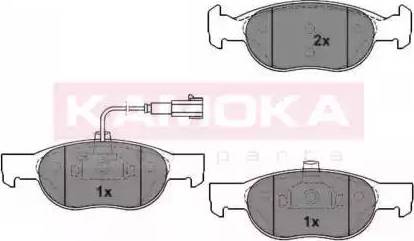 Kamoka 1012080 - Bremsbelagsatz, Scheibenbremse alexcarstop-ersatzteile.com