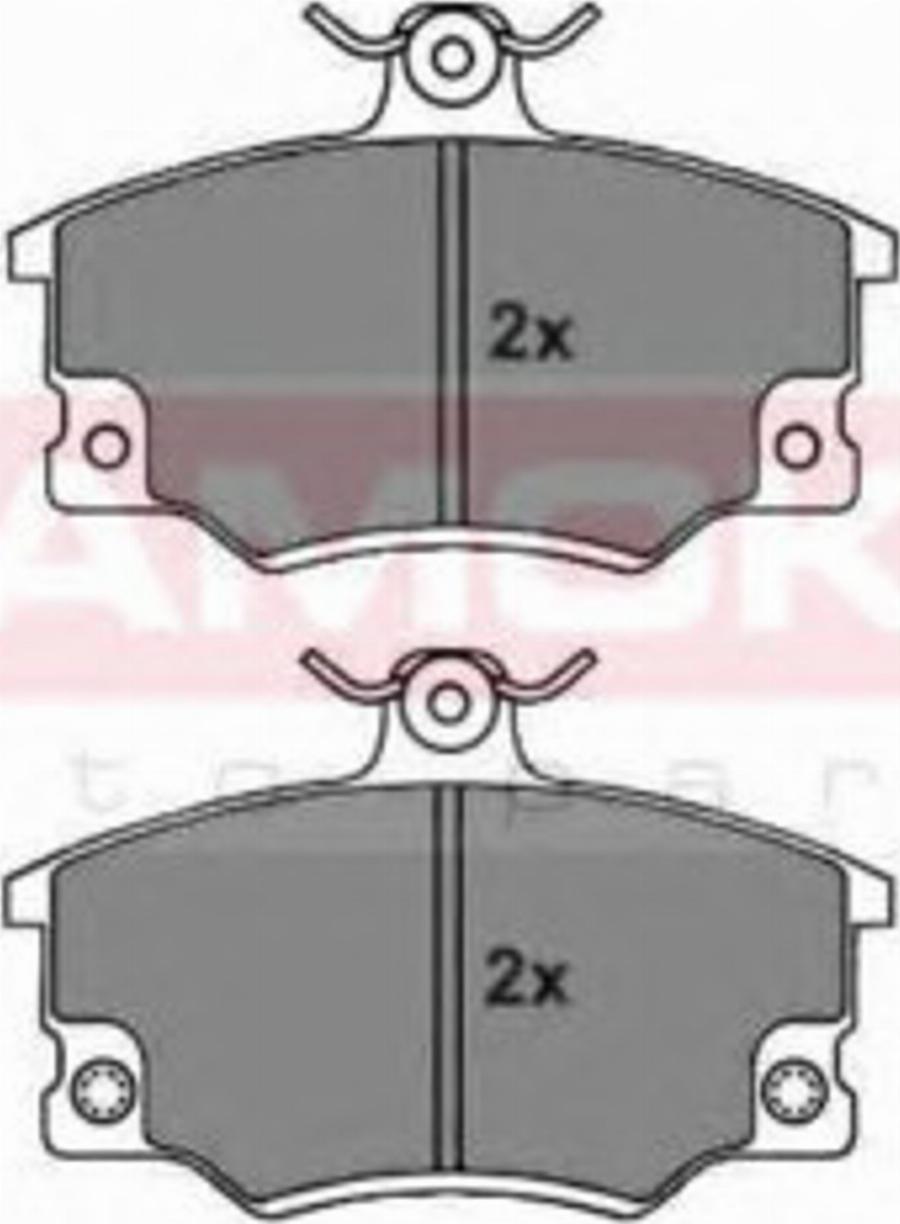 Kamoka 101740 - Bremsbelagsatz, Scheibenbremse alexcarstop-ersatzteile.com