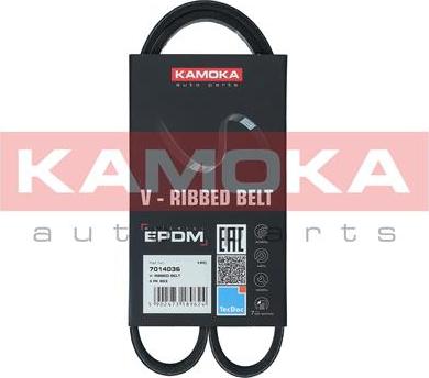 Kamoka 7014036 - Keilrippenriemen alexcarstop-ersatzteile.com