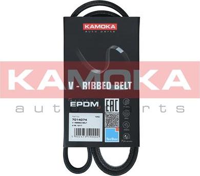 Kamoka 7014074 - Keilrippenriemen alexcarstop-ersatzteile.com