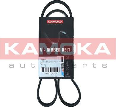 Kamoka 7016041 - Keilrippenriemen alexcarstop-ersatzteile.com