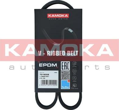 Kamoka 7016008 - Keilrippenriemen alexcarstop-ersatzteile.com