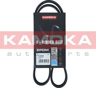 Kamoka 7016026 - Keilrippenriemen alexcarstop-ersatzteile.com