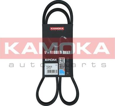 Kamoka 7016076 - Keilrippenriemen alexcarstop-ersatzteile.com