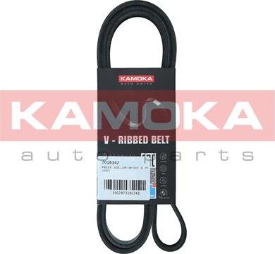 Kamoka 7016142 - Keilrippenriemen alexcarstop-ersatzteile.com