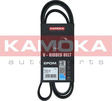 Kamoka 7016119 - Keilrippenriemen alexcarstop-ersatzteile.com