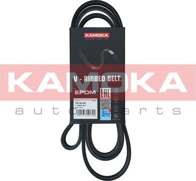 Kamoka 7016187 - Keilrippenriemen alexcarstop-ersatzteile.com