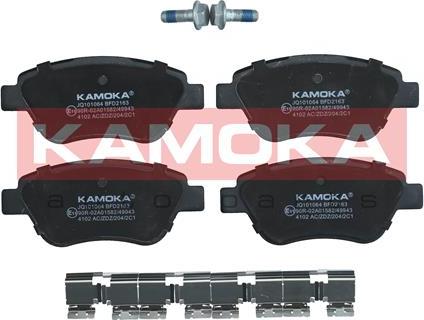 Kamoka JQ101064 - Bremsbelagsatz, Scheibenbremse alexcarstop-ersatzteile.com