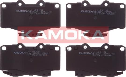 Kamoka JQ101184 - Bremsbelagsatz, Scheibenbremse alexcarstop-ersatzteile.com