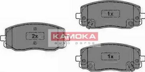 Kamoka JQ1013772 - Bremsbelagsatz, Scheibenbremse alexcarstop-ersatzteile.com