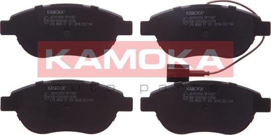 Kamoka JQ1012934 - Bremsbelagsatz, Scheibenbremse alexcarstop-ersatzteile.com