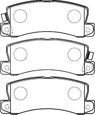 Kavo Parts BP-9094 - Bremsbelagsatz, Scheibenbremse alexcarstop-ersatzteile.com