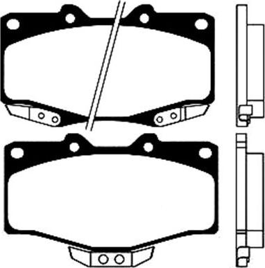 Kavo Parts BP-9045 - Bremsbelagsatz, Scheibenbremse alexcarstop-ersatzteile.com